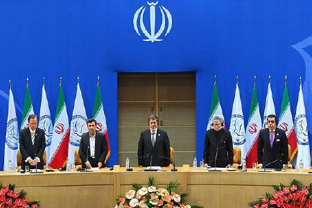ادای احترام سران جهان به رجایی و باهنر