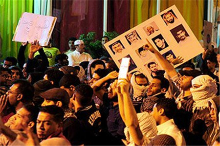تظاهرات گسترده در عربستان