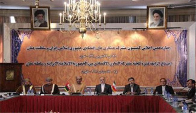 ايران وعمان توقعان مذكرة تفاهم للتعاون الاقتصادي