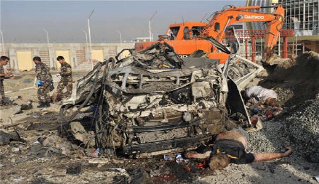 مقتل 12 شخصا بتفجير في كابول بينهم 9 اجانب