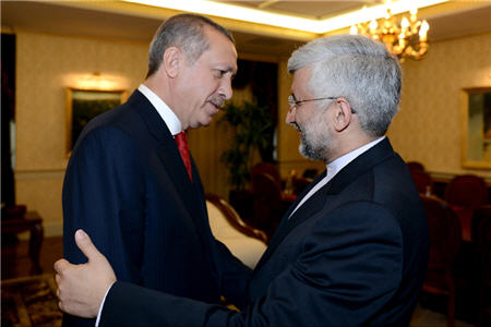 دیدار دبیر شورای عالی امنیت ملی با اردوغان