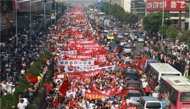 مظاهرات في الصين احتجاجا على 