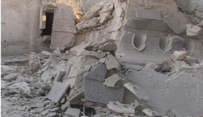 مسلحون يفجرون أبنية أثرية في حلب وسكنية بريف دمشق