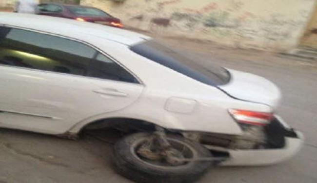 الهيئة تطارد وتصدم مواطنا برفقة أخته كادت أن تؤدي بحياتهما