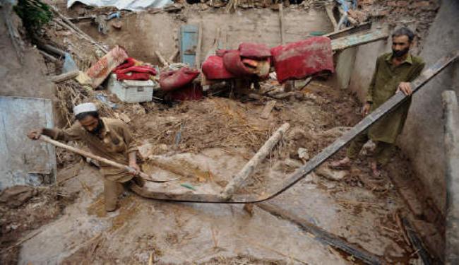 ارتفاع حصيلة وفيات الامطار والفيضانات بباكستان إلى 372 شخصا
