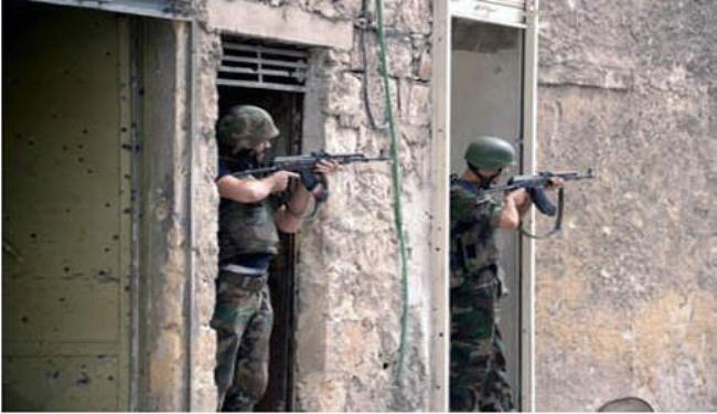 الجيش السوري يواصل ملاحقة المسلحين في حمص وريفها 