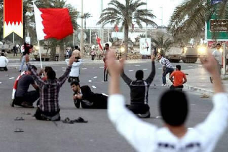 هدف قرار دادن تظاهرکنندگان در بحرین