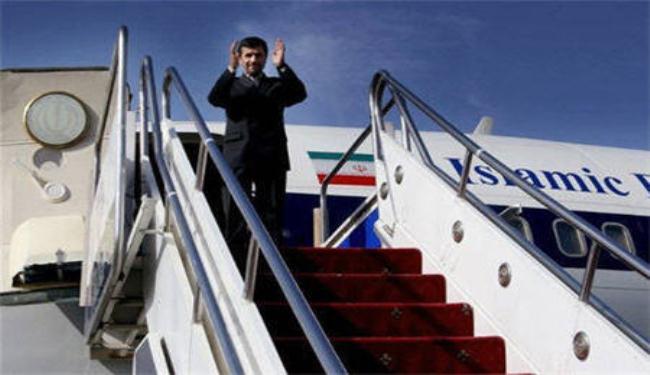 الرئيس الايراني يغادر باكو متوجها الى الكويت