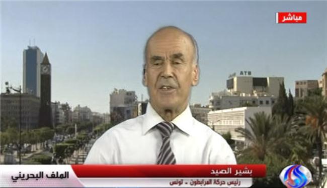 قيادي تونسي يؤكد حق الشعب البحريني في الديمقراطية