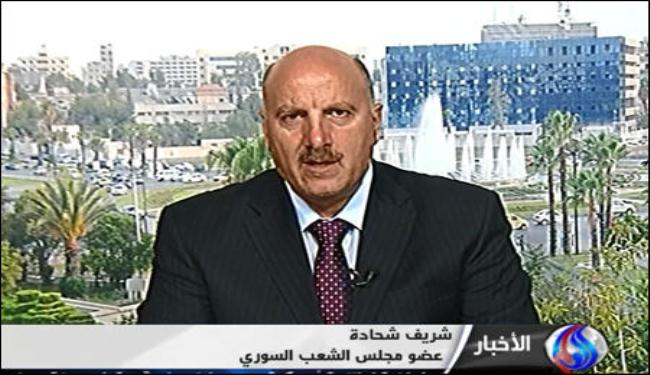 نائب سوري يدعو لوقف دعم المسلحين وهدنة قبل العيد