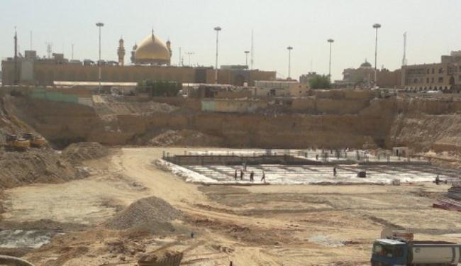 الوقف الشيعي يوقع عقدا مع مؤسسة ايرانية لتوسيع الحرم العلوي