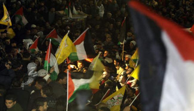احتفالات في رام الله بعد حصول فلسطين على صفة دولة مراقب