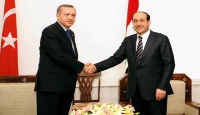 المالكي يطالب تركيا بعدم التدخل في شؤون العراق الداخلية