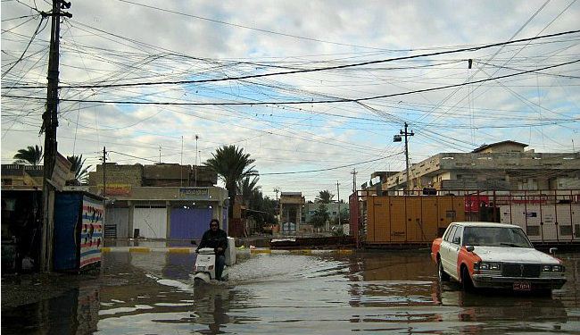 مصرع اربعة اشخاص بسبب امطار غزيرة في بغداد