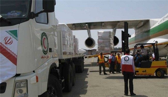 وصول أول شحنة مساعدات إنسانية إيرانية إلى ميانمار
