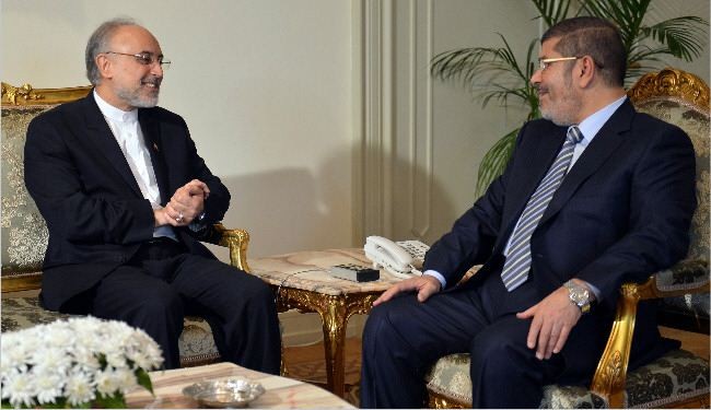 مرسي يقدر جهود ايران لخفض آلام الشعب السوري