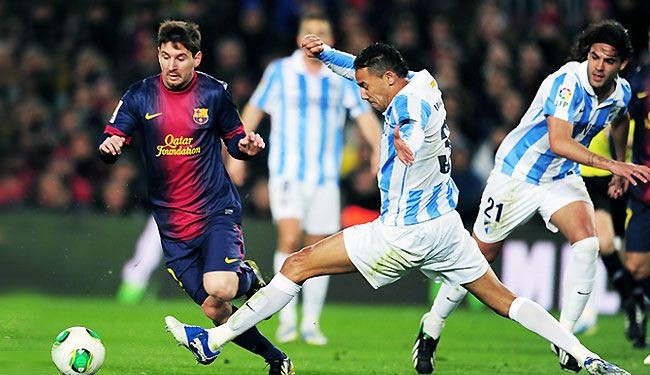 برشلونة يسقط في فخ التعادل أمام ملقة في الكأس