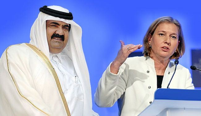 ليفني: قطر تقوم بتمويل الحملة الانتخابية لنتنياهو