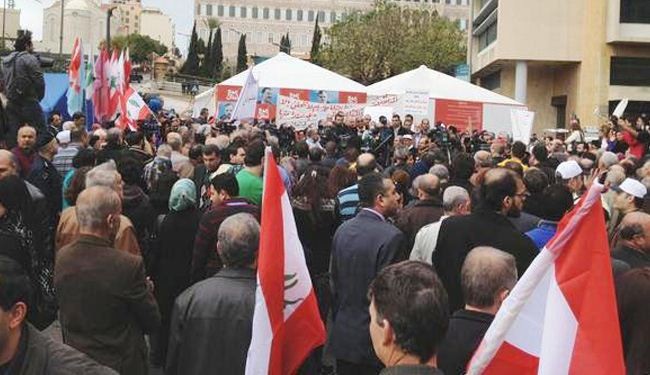 إضراب عام فى لبنان للمطالبة بزيادة الأجور