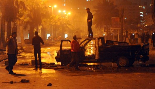 110نفر در تظاهرات مصر زخمی شدند