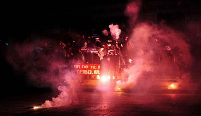 تظاهرات في بريشتينا احتجاجا على جرائم الصرب