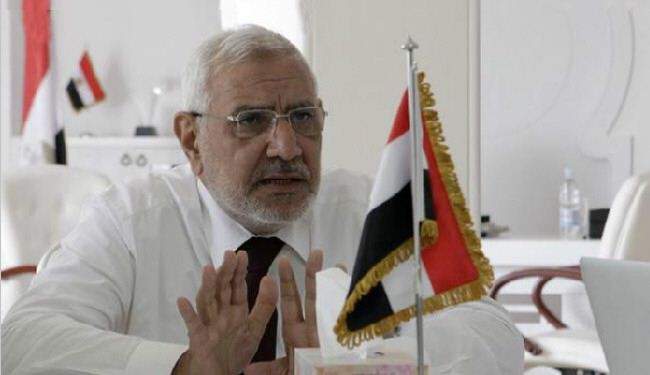 أبوالفتوح يتهم قوى اقليمية والفلول بالعبث بأمن مصر