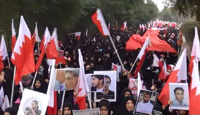 Bahrainis rally to mark revolution anniversary