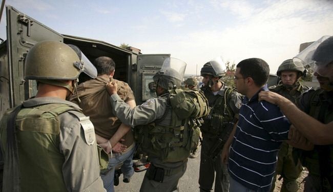 بازداشت 124 فلسطيني در یک هفته