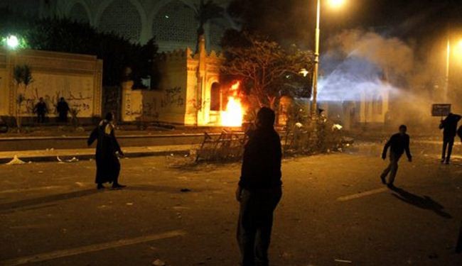 اعمال عنف امام قصر القبة الرئاسي بالقاهرة