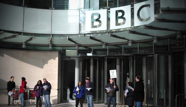 صحافيو bbc يضربون احتجاجا على عمليات تسريح