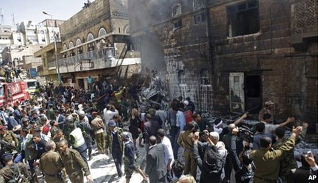 Yemen fighter jet crashes in Sana'a, 9 killed