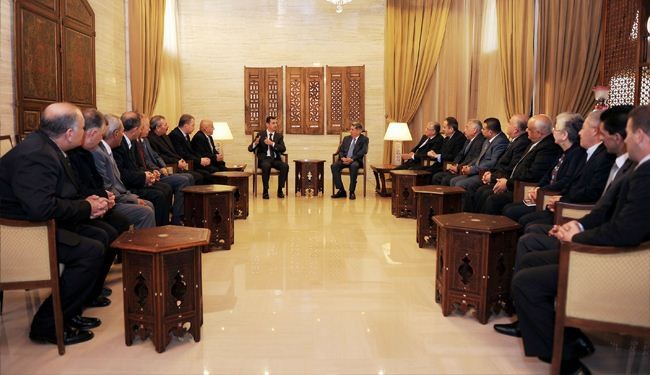 هیئت اردنی چگونه به دیدار اسد رفتند