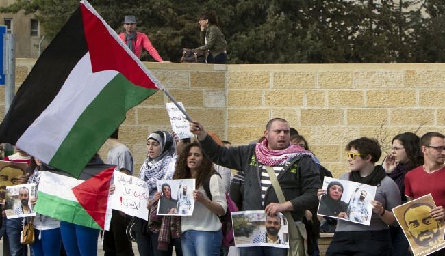Rally urges release of Palestinians