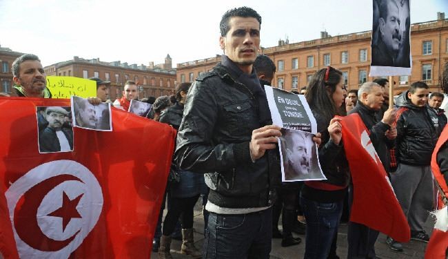 احتجاجات في تونس تطالب بالكشف عن قتلة بلعيد