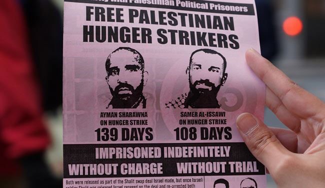 اسیر فلسطینی پس از 210 روز اعتصاب، بستری شد