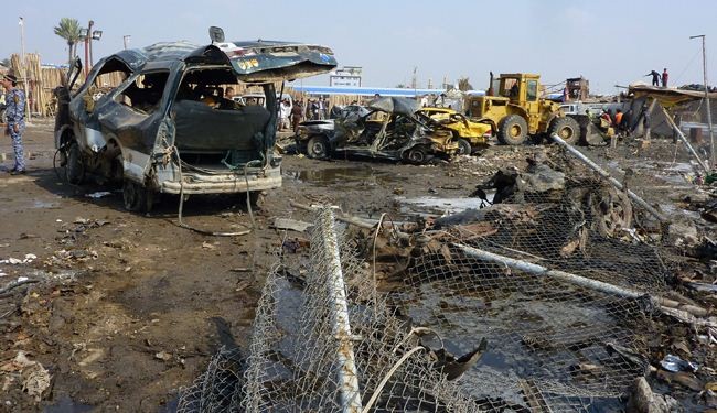 6 قتلى و60 جريحا بانفجار مفخختين جنوب بغداد