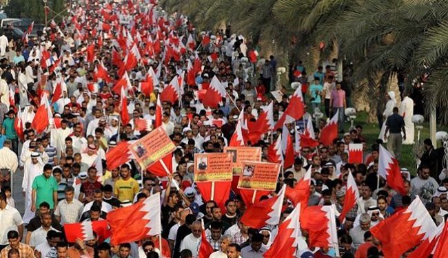 تظاهرات بالبحرين والتاكيد على تحقيق مطالب الشعب