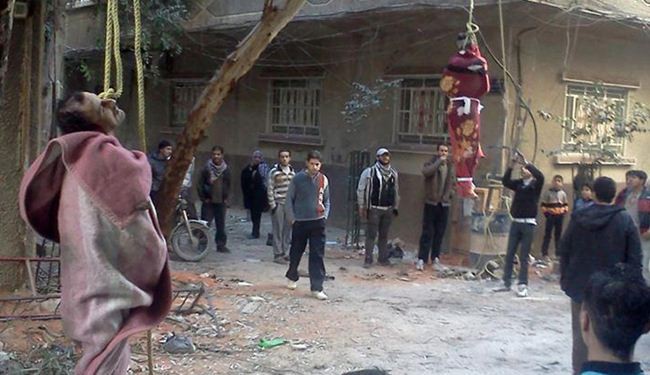 المسلحون يشنقون فلسطينيين بمخيم اليرموك