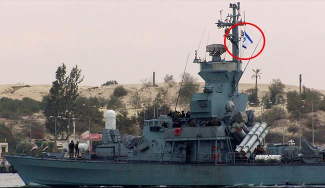 عبور ناوهای اسرائیل از کانال سوئز با پرچم این رژیم