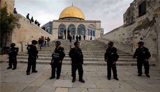 جلوگیری از ورود نمازگزاران فلسطینی به مسجدالاقصی