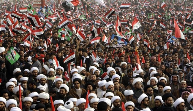 تظاهرات گسترده عراقی ها در روز مظلوم