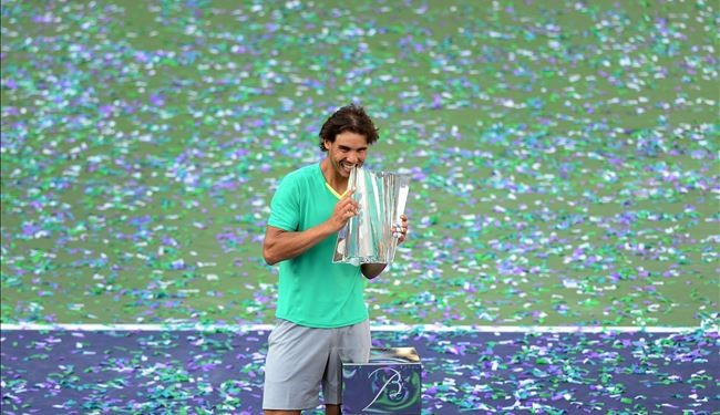 نادال يهزم ديل بوترو ويتوج بثالث ألقابه في إنديان ويلز