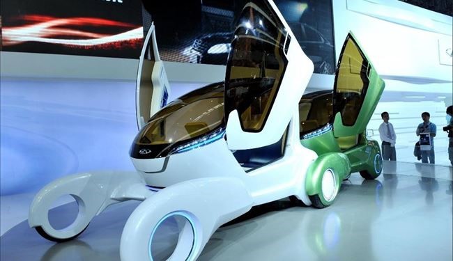 خودروهای خیال انگیز در نمایشگاه بین المللی چین