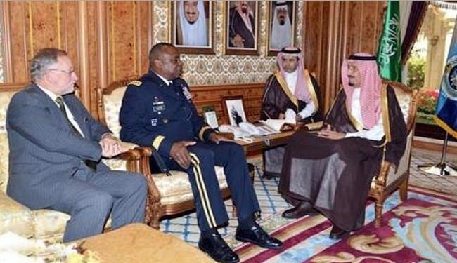 دیدار ولی‌عهد عربستان با فرمانده ارتش آمریکا
