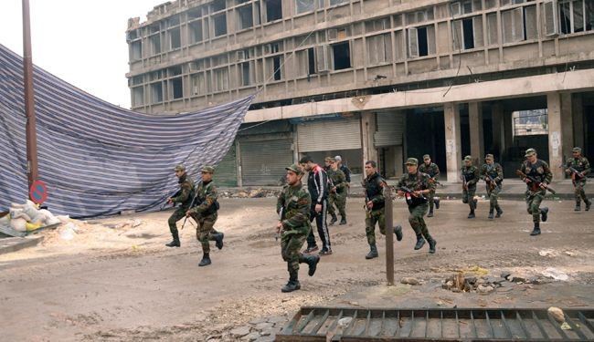 الجيش السوري يحكم الطوق على المسلحين بالغوطة
