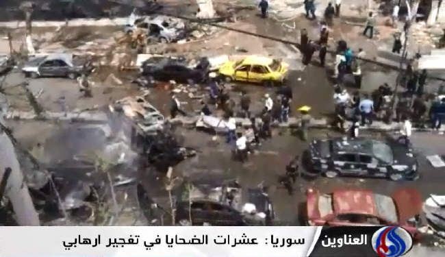 انفجار دمشق دليل على يأس الجماعات المسلحة