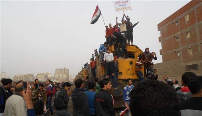 توقف کامل حرکت قطارها در مصر