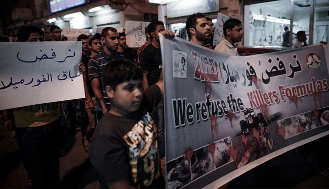 اعتراض بحرینی ها به فرمول یک، به درگیری کشیده شد