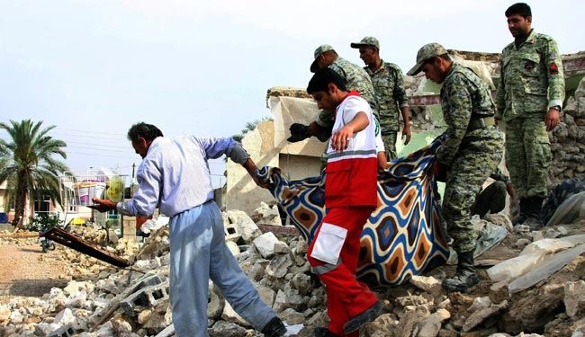 اشادة بجهود الحكومة لاغاثة منكوبي زلزال بوشهر