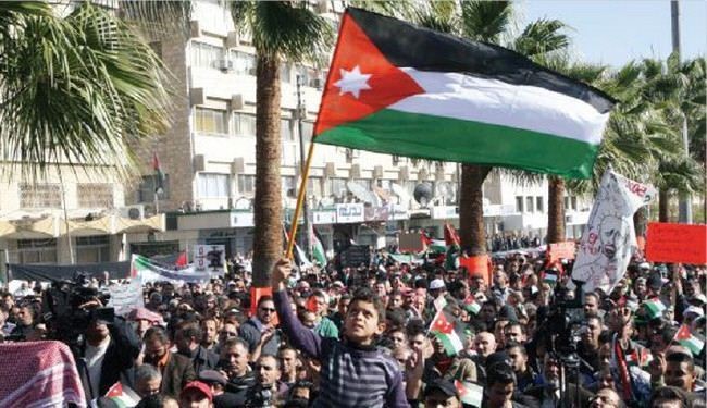 تظاهرات در اردن سركوب شد